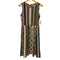 エトロ ETRO イタリア製 総柄 ノースリーブ ベルテッド ワンピース レディース EUR:42
