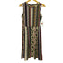 エトロ ETRO イタリア製 総柄 ノースリーブ ベルテッド ワンピース レディース EUR:42