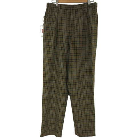 エディーバウアー Eddie Bauer 90S 白タグ 1タックウールスラックス メンズ 14