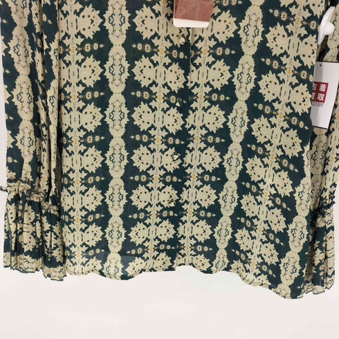 エトロ ETRO イタリア製 総柄 シルク シャツ ブラウス レディース EUR:40
