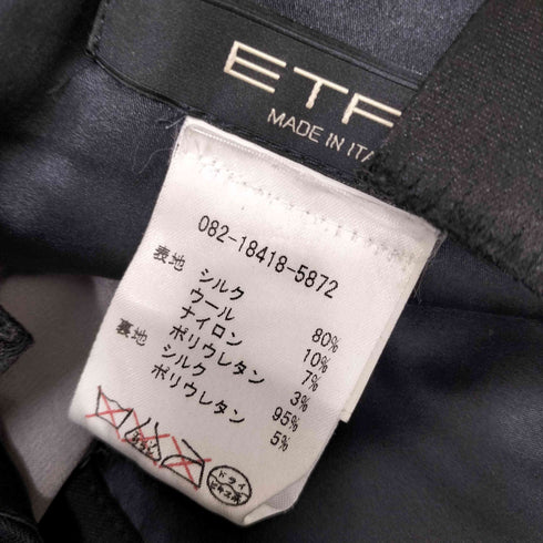 エトロ ETRO イタリア製 ウール ナイロン混 シルク シースルー ワンピース レディース EUR:42