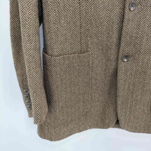 ポロバイラルフローレン Polo by RALPH LAUREN 90s ヘリンボーン柄 ツイード 3Bテーラードジャケット メンズ JPN:L