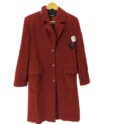 マックスマーラ MAX MARA イタリア製 シルバータグ アンゴラ混 ウールチェスターコート レディース JPN:38