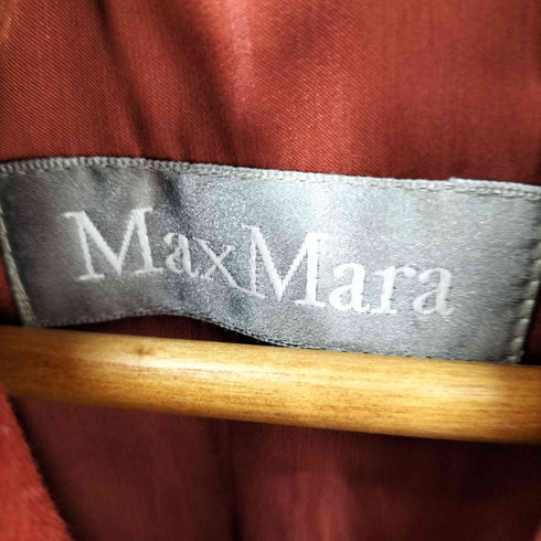 マックスマーラ MAX MARA イタリア製 シルバータグ アンゴラ混 ウールチェスターコート レディース JPN:38