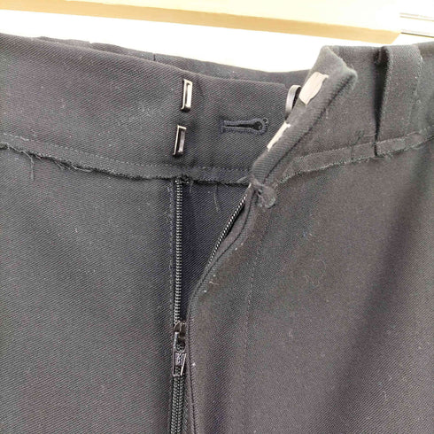 CODA Black Heavy Weight Wool Poly Flared Cut Cargo Pants メンズ 2
