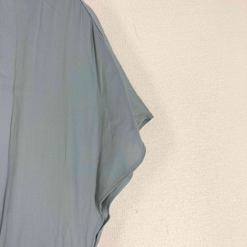 ユナイテッドアローズグリーンレーベルリラクシング UNITED ARROWS green label relaxing CS Vネック マエボタン ショートスリーブ ワンピース レディース