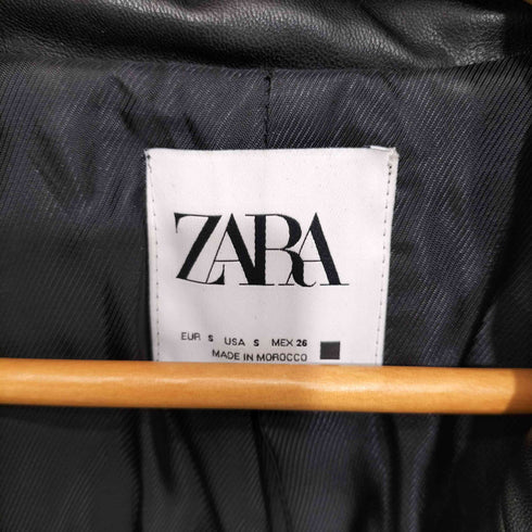 ザラ ZARA フェイクレザージャケット レディース import:S