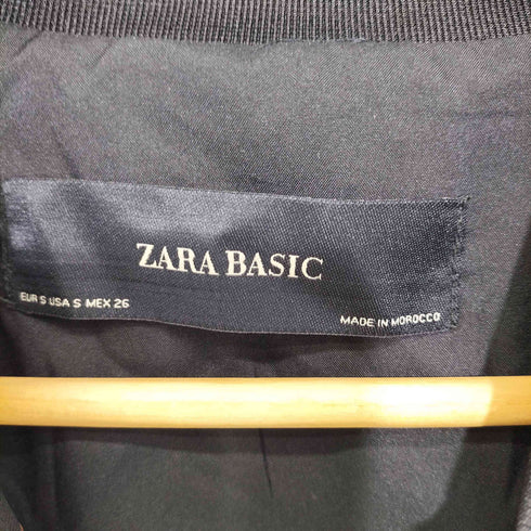 ザラ ZARA 総柄 ジップアップジャケット ブルゾン レディース import:S