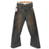 ネヴァーフォーゲット NVRFRGT 3D TWISTED WIDE LEG JEANS メンズ 2