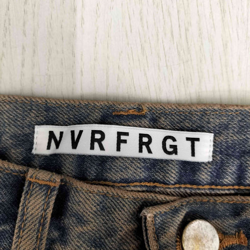 ネヴァーフォーゲット NVRFRGT 3D TWISTED WIDE LEG JEANS メンズ 2