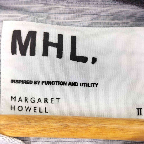 エムエイチエル MHL. バンドカラープルオーバーシャツ レディース 2