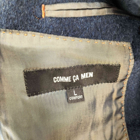 コムサメン COMME CA MEN 裏地玉虫 アンゴラ ウール チェスターコート メンズ JPN:L