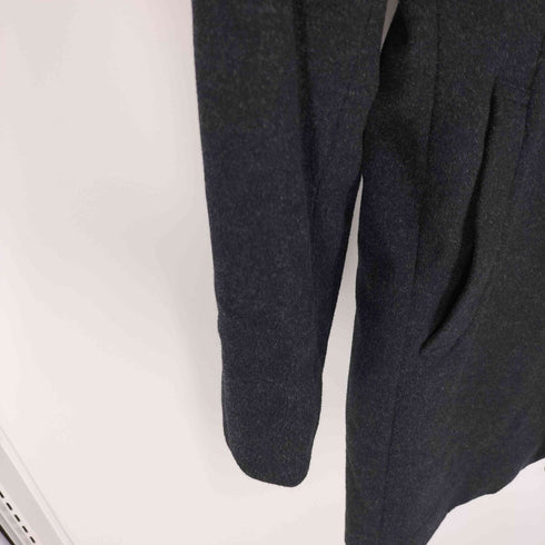 コムサメン COMME CA MEN カシミヤ 混 ウール ジップアップ 比翼 コート メンズ import:M