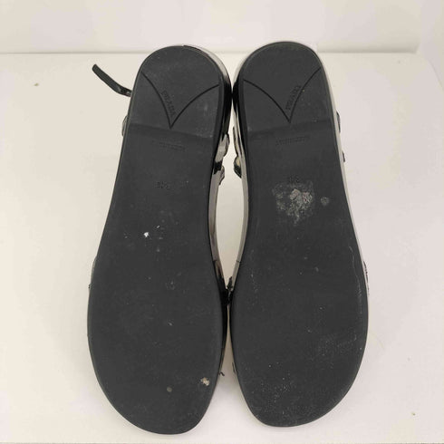 プラダ PRADA チューリップ モチーフ サンダル レディース 34 1/2