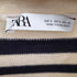 ザラ ZARA ボーダーコットンカーディガン レディース S