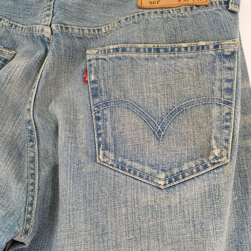 リーバイス Levis メキシコ製 501 ボタンフライデニムパンツ メンズ 32X30