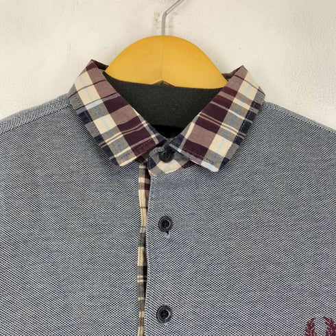 フレッドペリー FRED PERRY チェック切替 ポロシャツ メンズ JPN:S