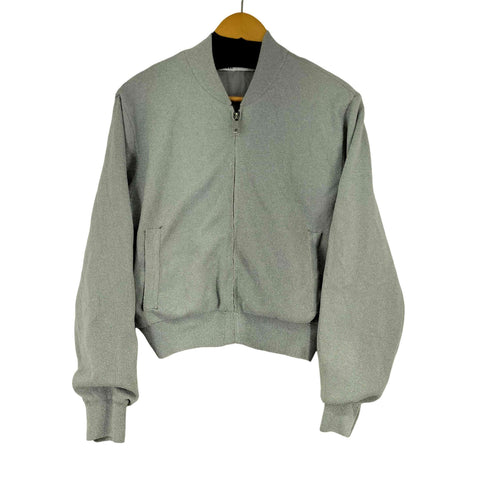 ザラ ZARA メタリックスレッド ニット ボンバージャケット レディース M