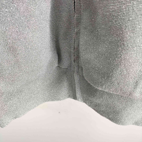 ザラ ZARA メタリックスレッド ニット ボンバージャケット レディース M