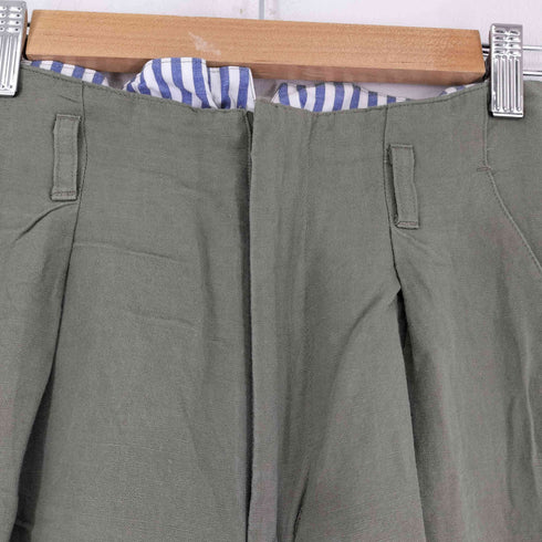 ランバンオンブルー LANVIN en Bleu フリルワイドパンツ レディース 38