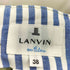 ランバンオンブルー LANVIN en Bleu フリルワイドパンツ レディース 38