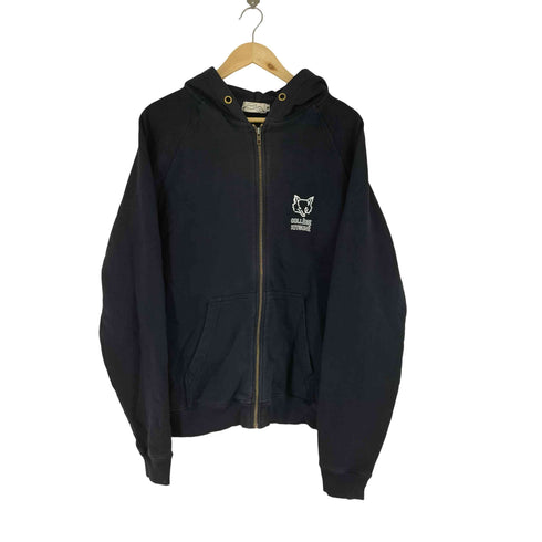 メゾンキツネ MAISON KITSUNE COLLEGE KITSUNE ジップパーカー メンズ JPN:M