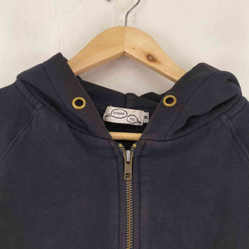 メゾンキツネ MAISON KITSUNE COLLEGE KITSUNE ジップパーカー メンズ JPN:M