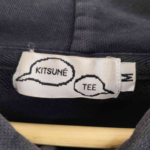 メゾンキツネ MAISON KITSUNE COLLEGE KITSUNE ジップパーカー メンズ JPN:M