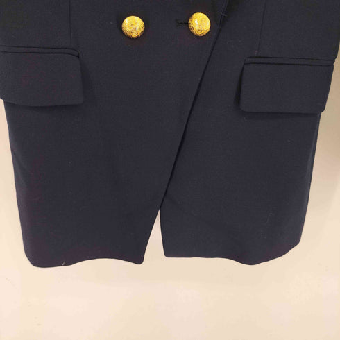 ザラ ZARA ダブルブレストブレザー 紺ブレ レディース S