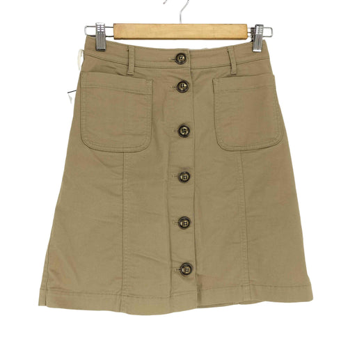 ブルーレーベルクレストブリッジ BLUE LABEL CRESTBRIDGE フロントボタンスカート シンチバック レディース JPN:38