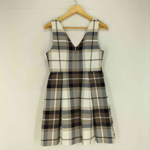 ブルーレーベルクレストブリッジ BLUE LABEL CRESTBRIDGE Vカットノースリーブワンピース レディース JPN:38