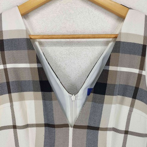 ブルーレーベルクレストブリッジ BLUE LABEL CRESTBRIDGE Vカットノースリーブワンピース レディース JPN:38