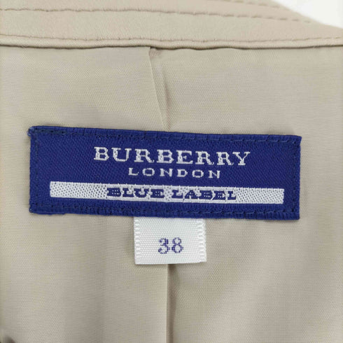 バーバリーブルーレーベル BURBERRY BLUE LABEL フロントボタンジャンパースカート レディース EUR:38