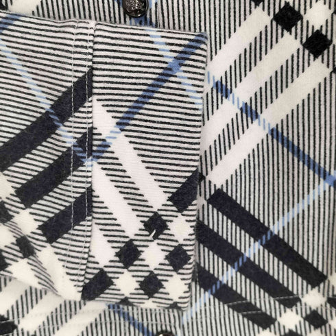 バーバリーブルーレーベル BURBERRY BLUE LABEL ノバチェックノーカラージャケット レディース EUR:38