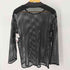 クルーネックメッシュ L/S トップス レディース