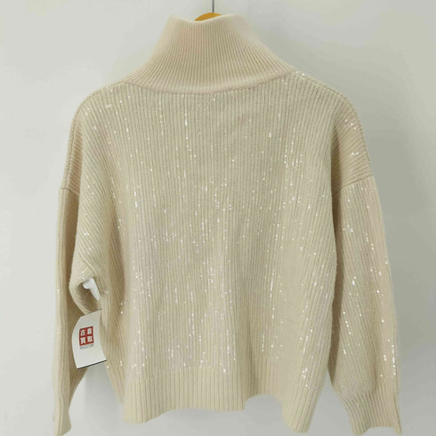 ザラ ZARA ハーフジップスパンコールニット レディース JPN:S