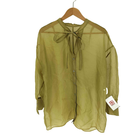 クラネ CLANE 23SS W FACE SHEER SHIRT ダブル フェイス シアー シャツ レディース JPN:2