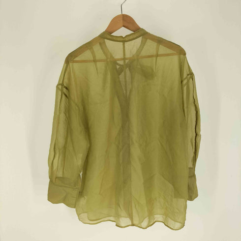 クラネ CLANE 23SS W FACE SHEER SHIRT ダブル フェイス シアー シャツ レディース JPN:2