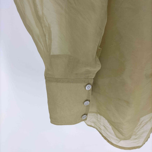 クラネ CLANE 23SS W FACE SHEER SHIRT ダブル フェイス シアー シャツ レディース JPN:2