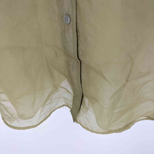 クラネ CLANE 23SS W FACE SHEER SHIRT ダブル フェイス シアー シャツ レディース JPN:2