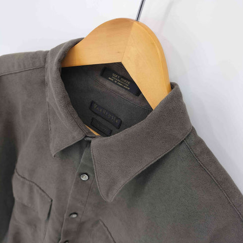 ヴァンヒューゼン VAN HEUSEN 90S SOFT SUEDE L/Sレギュラーカラーシャツ メンズ L16-16 1/2