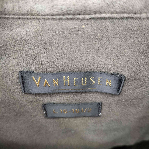 ヴァンヒューゼン VAN HEUSEN 90S SOFT SUEDE L/Sレギュラーカラーシャツ メンズ L16-16 1/2