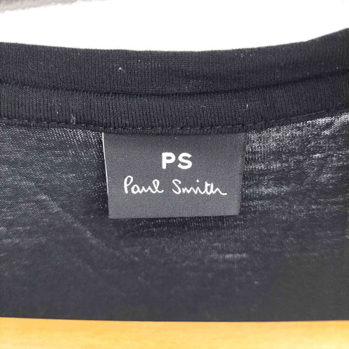ピーエスポールスミス PS Paul Smith 素材切替 アートデザイン S/S カットソー レディース JPN:M