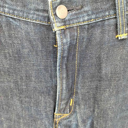 エドウィン EDWIN 00S FUNCTION 立体裁断 ジップフライ セミフレア デニムパンツ 濃紺 メンズ 30×34