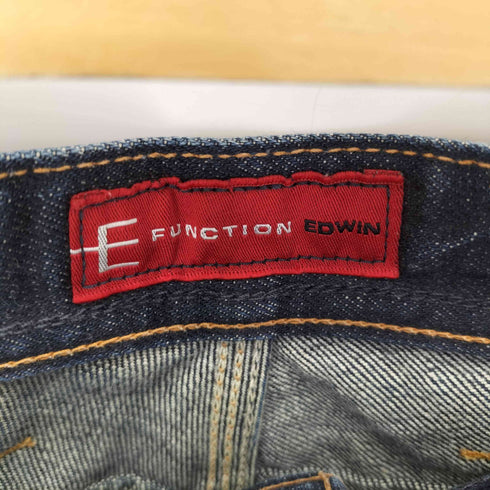 エドウィン EDWIN 00S FUNCTION 立体裁断 ジップフライ セミフレア デニムパンツ 濃紺 メンズ 30×34