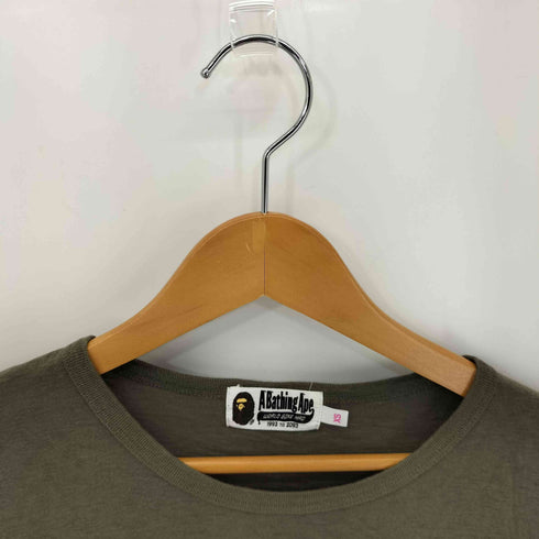 アベイシングエイプ A BATHING APE カモ柄 ポケット L/S カットソー レディース JPN:XS