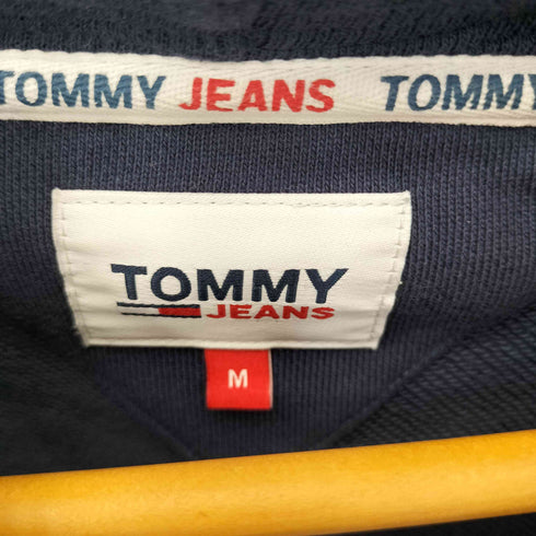 トミージーンズ tommy jeans コットン 袖プリントパーカー メンズ JPN:M