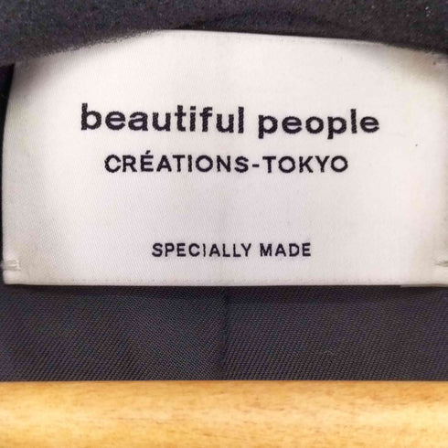 ビューティフルピープル beautiful people ラムレザー ダブルライダースジャケット レディース 140