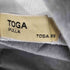 トーガプルラ TOGA PULLA 異素材 切替 2Tone ノースリーブ ブラウス レディース JPN:1