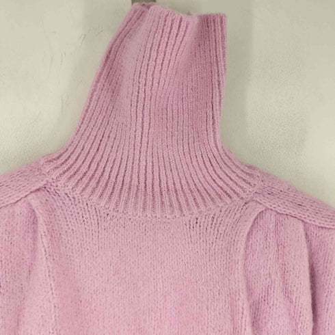 ザラ ZARA KNIT SWEATER WITH GATHERED SHOULDERS レディース US M